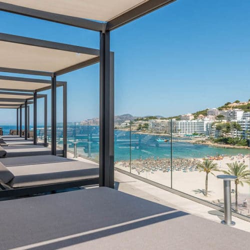 Fitnessurlaub Mallorca - H10 Casa del Mar - Sunbeds - Fitness holiday Mallorca - Bootcamp Mallorca - Fitnessreisen mit Reiseathleten