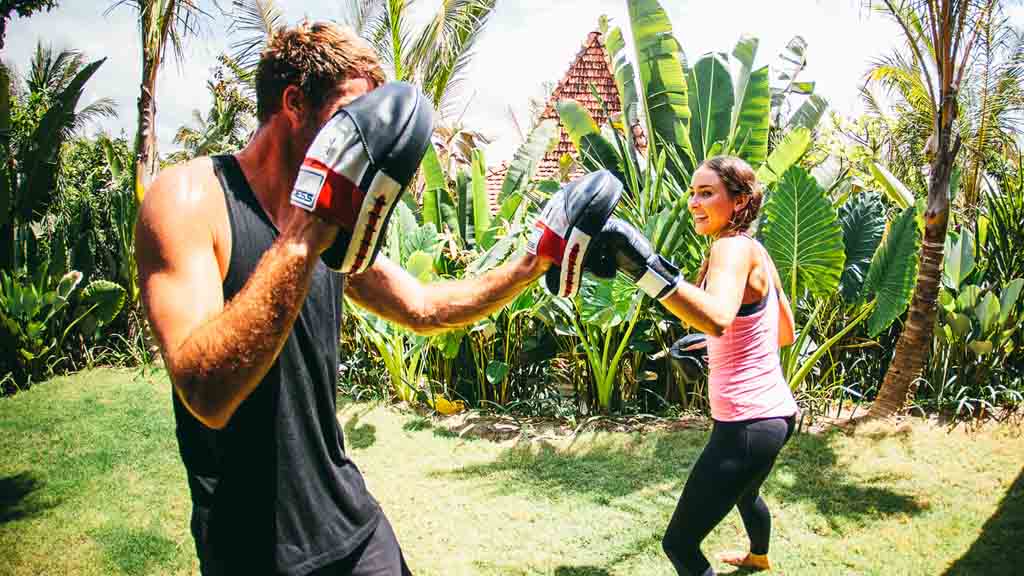 Boxing Fitness Course - Personal Training on Vacation - Fitness Vacation in Bali for Travelling Athletes