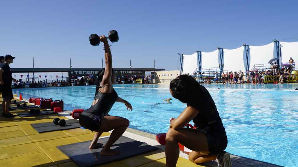 Pool WOD - Tenerife Top Training (T3) - CrossFit Survive - Fitnessurlaub Teneriffa - Fitnessurlaub für Reiseathleten
