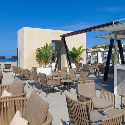 H10 Casa del Mar - Lounge & Dachterrasse - Fitnessurlaub - CHOICE Training Club Mallorca - Fitnessreisen mit Reiseathleten