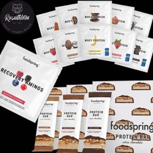 Foodspring package - Fitness package for traveling - Travelling Athletes