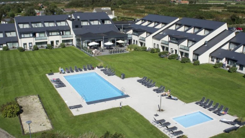 Aerial View - Beach Hotel Zuiderduin in Holland - Fitness Travel Holland - Fitness Vacation for Travelling Athletes