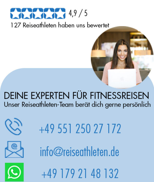 Vertraue anderen Reiseathleten Bewertungen bis Aug 2020 - Kontak Reiseathleten - Fitnessurlaub für Reiseathleten