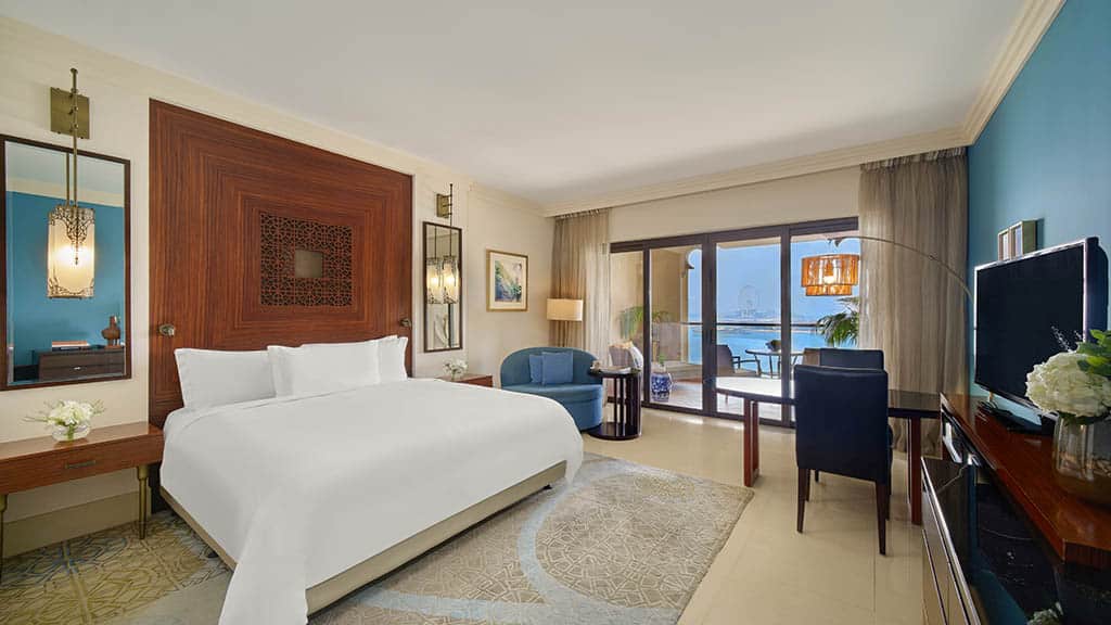 Fairmont The Palm Dubai with Travelling Athletes - Deluxe Palm Sea View King Bed - Fitness Holiday Dubai - Fitness Holiday Dubai