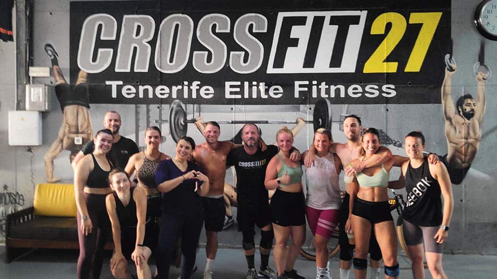 Travelling Athletes at CrossFit 27 - Fitness vacation in Tenerife - Fitness trip for Travelling Athletes