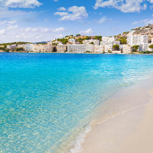 Strand von Santa Ponsa, Mallorca - Fitnessurlaub auf Mallorca - Fitnessurlaub für Reiseathleten