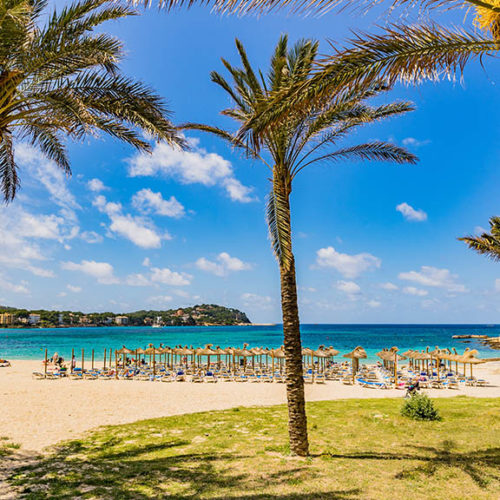Strand von Santa Ponsa, Mallorca - Fitnessurlaub auf Mallorca - Fitnessurlaub für Reiseathleten