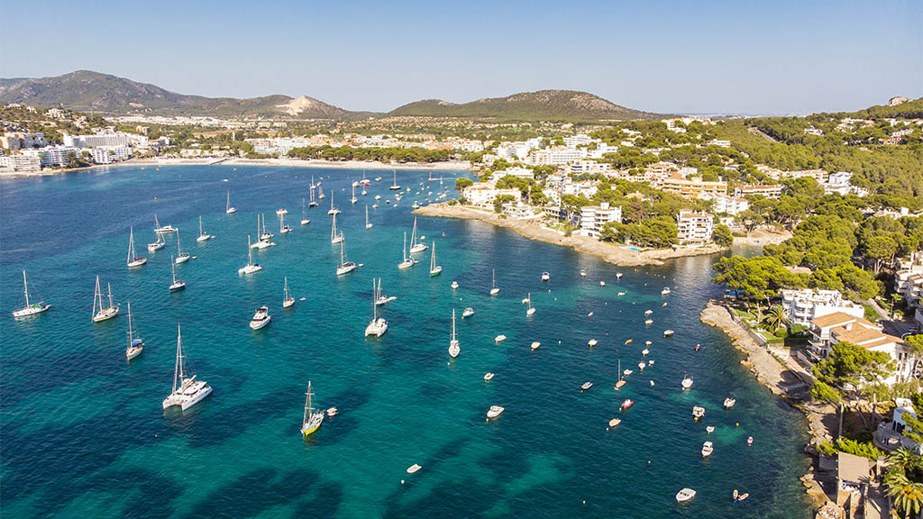 Bucht von Santa Ponsa, Mallorca - Fitnessurlaub auf Mallorca - Fitnessurlaub für Reiseathleten