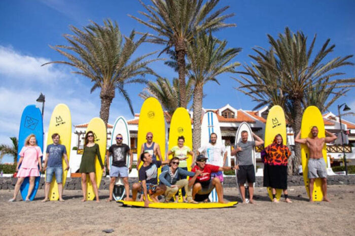 Surfing, personal training &amp; CrossFit 27 on the Costa Adeje - fitness vacation in Tenerife (Spain)