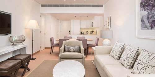 Wohnbereich - 1-Zimmer Ocean Suite - Penthouse - Pine Cliffs - Fitnessurlaub in Portugal für Reiseathleten