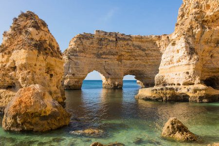 Fitnessurlaub Portugal - Fitnessreisen für Reiseathleten - Marinha beach, Algarve Portugal