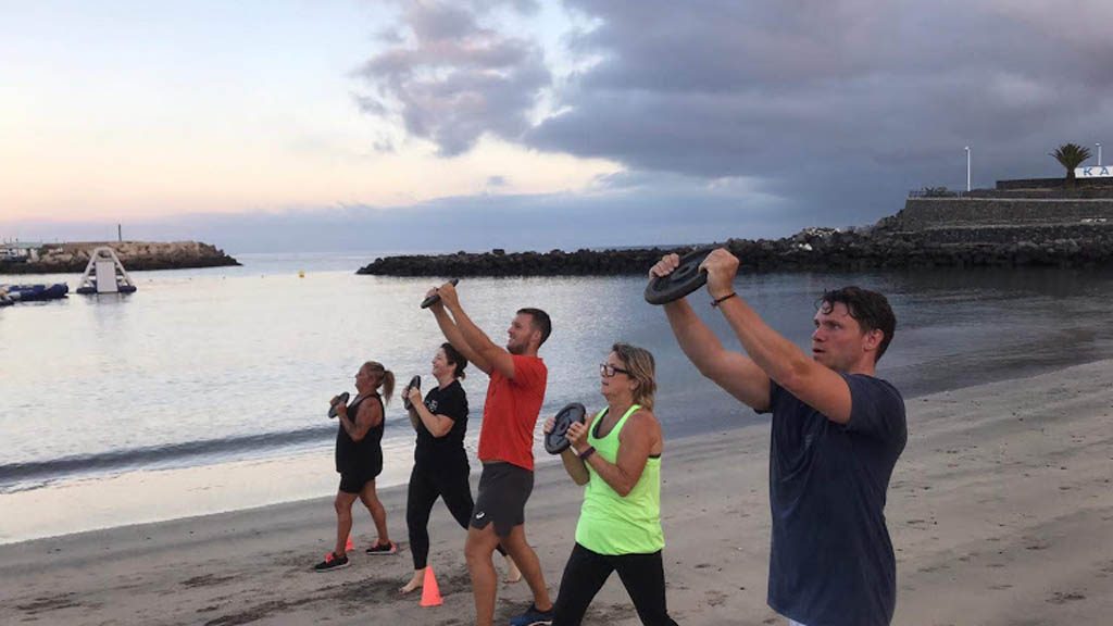 Beach Bootcamp with Steve Coster - Fitness vacation on the Costa Adeje - Fitness vacation Tenerife - Fitness trips for travel enthusiasts