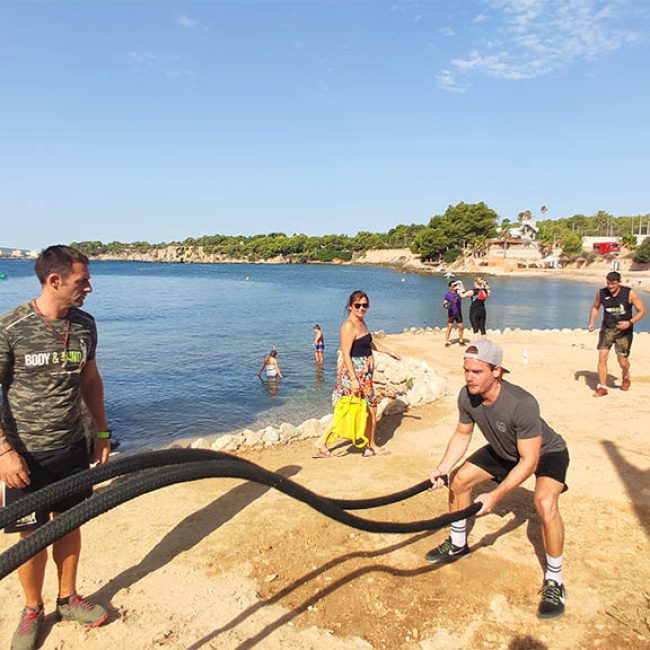 Beach Workout - Outdoor Bootcamp in Punta Negra - Fitnessurlaub Mallorca - Fitnessreisen für Reiseathleten
