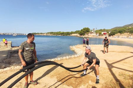 Beach Workout - Outdoor Bootcamp in Punta Negra - Fitnessurlaub auf Mallorca, Spanien - Fitnessreisen für Reiseathleten