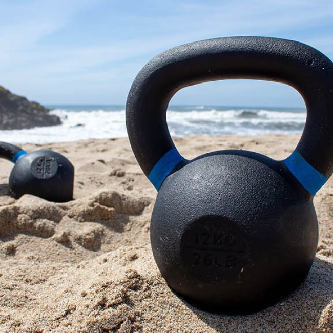 Kettebells - Outdoor Workouts - Training & Fun - Fitness Vacation for Travelling Athletes