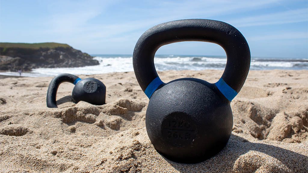 Kettebells - Outdoor Workouts - Training &amp; Fun - Fitness Vacation for Travelling Athletes