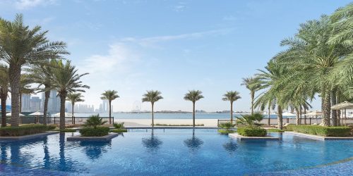 Fairmont The Palm_Dubai with Travelling Athletes _Adult Pool - Fitness Holiday Dubai - Fitness Holiday Dubai