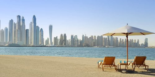 Fairmont The Palm_Dubai with Travelling Athletes views - Fitness Holiday Dubai - Fitness Holiday Dubai