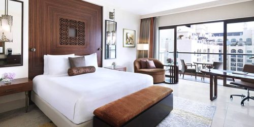 Fairmont The Palm_Dubai with Travelling Athletes _Fairmont Heritage Partial Palm Sea View King Room - Fitness Holiday Dubai - Fitness Holiday Dubai