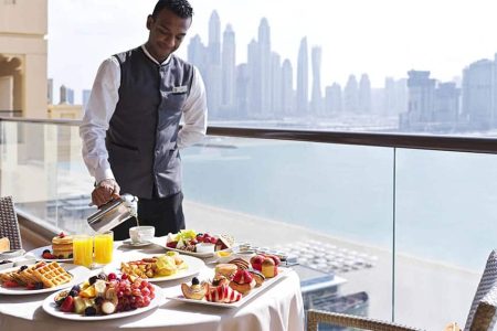 Fairmont The Palm_Dubai with Travelling Athletes _Fairmont Room Service - Fitness Holiday Dubai - Fitness Holiday Dubai