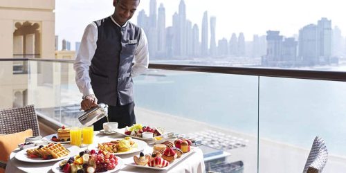 Fairmont The Palm_Dubai with Travelling Athletes _Fairmont Room Service - Fitness Holiday Dubai - Fitness Holiday Dubai