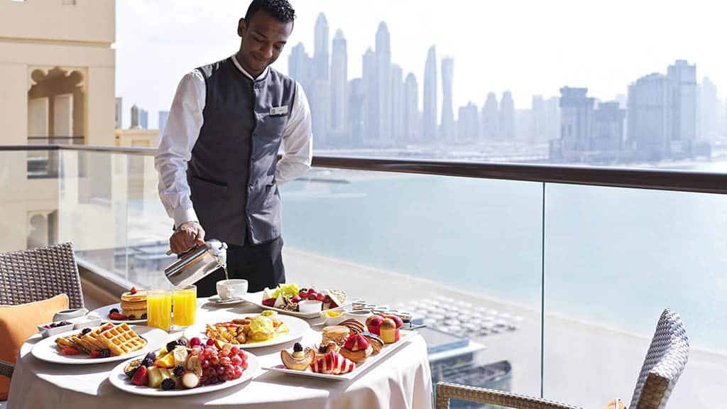 Fairmont The Palm_Dubai with Travelling Athletes _Fairmont Room Service - Fitness Holiday Dubai - Fitness Holiday Dubai