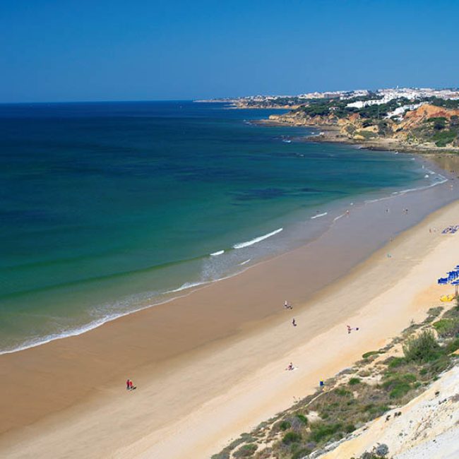 Falesia Beach Algarve Portugal - Pine Cliffs Resort - Fitness Vacation Portugal for Travelling Athletes