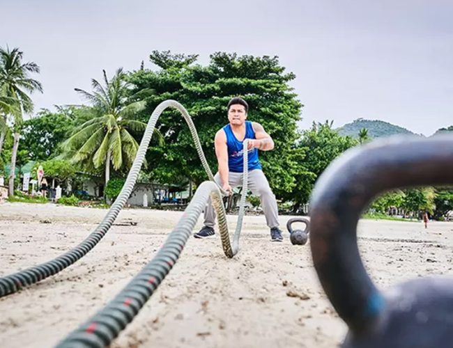 Baan-Chaweng-Fitness-Retreat-Sea-Mountains-Sandy-Beach-Beach Workout-Fitness-&amp;-Activities-HIIT-CrossTraining-Muay Thai-Group-Classes-Personal-Training-Thailand-SuperPro-Samui-Fitness-Vacation-Koh-Samui-Fitness-Holiday-TravelingTravelling Athletes