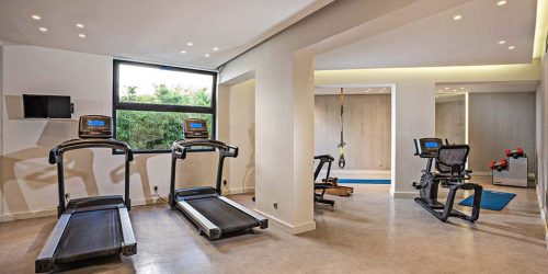 Fitness area in the hotel - Nefeli Hotel Rethymno - Fitness Vacation Greece - Fitness Vacation Crete - Fitness Travelling Athletes  for Travelling Athletes -1