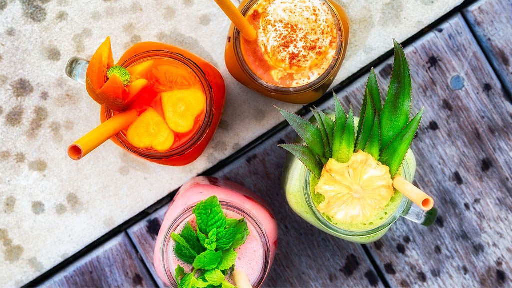 Delicious shakes - Healthy &amp; tasty sports catering - Fitness Vacation Bali - Komune Resort &amp; Beach Club Bali - Fitness Travel for Travelling Athletes