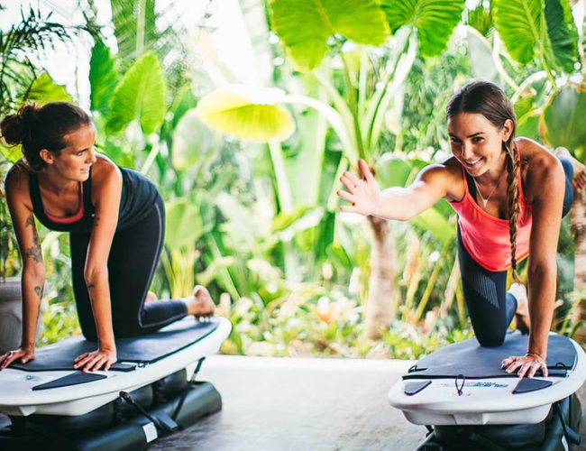 Surfboard Fitness - Komune Resort &amp; Beach Club in Bali - Fitness vacation in Bali for Travelling Athletes