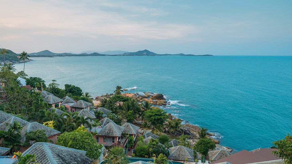 Fitness Vacation Koh Samui - Superpro Samui Beach Landscape - Fitness Travel for Travelling Athletes