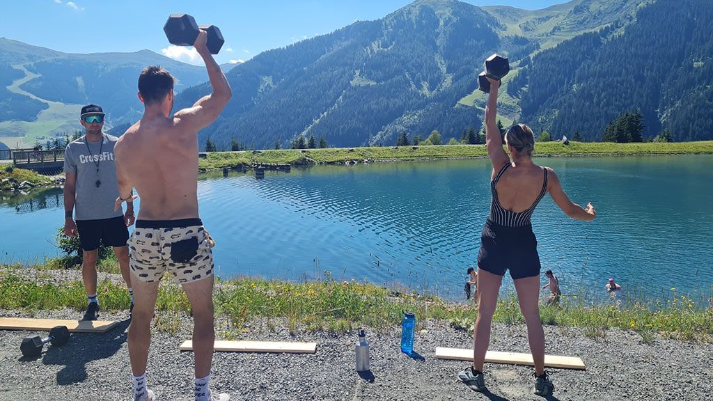 Grand Pension Franziska Saalbach - Outdoor Training - Berg Workout - Aktivurlaub Saalbach - Fitnessurlaub Österreich - Fitness Holidays Austria - Fitnessurlaub für Reiseathleten