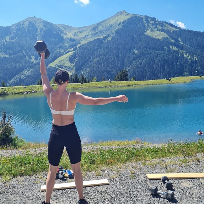 Grand Pension Franziska Saalbach - Outdoor Training - Berg Workout - Aktivurlaub Saalbach - Fitnessurlaub Österreich - Fitness Holidays Austria - Fitnessurlaub für Reiseathleten