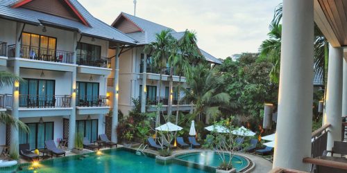 Exklusives Hotel & All-Inklusive Programm von PhuketFit–Navatara Phuket Resort Balkonblick-Fitness Holiday Thailand-Fitnessreisen für Reiseathleten
