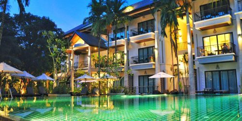 Navatara Phuket Resort-Pool Bereich-Fitnessurlaub Thailand-Fitness Holiday Phuket-Reiseathleten