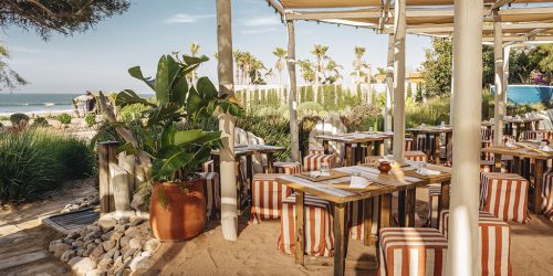 Paradis Plage Resort Morocco - Fitness, Yoga, Surfing &amp; Wellness - Chiringuito Restaurant - Fitness Holiday Morocco - Fitness Trip for Travelling Athletes - 1
