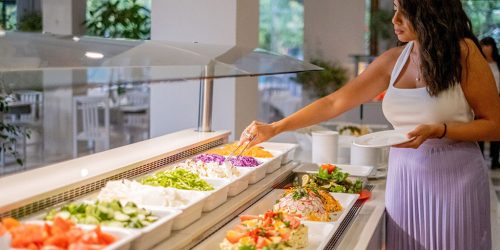 Buffet Restaurant - May Beach Hotel Kreta - Fitnessreise Kreta - Fitnessurlaub für Reiseathleten