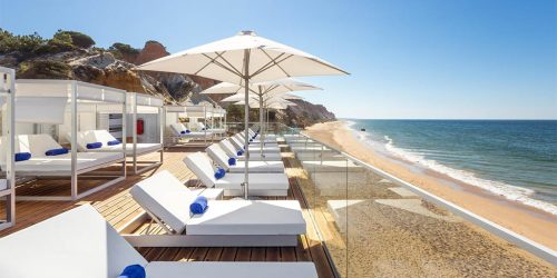 Restaurant und Beach Club - Mare Pine Cliffs - Fitnessurlaub Portugal - Fitnessreisen für Reiseathleten