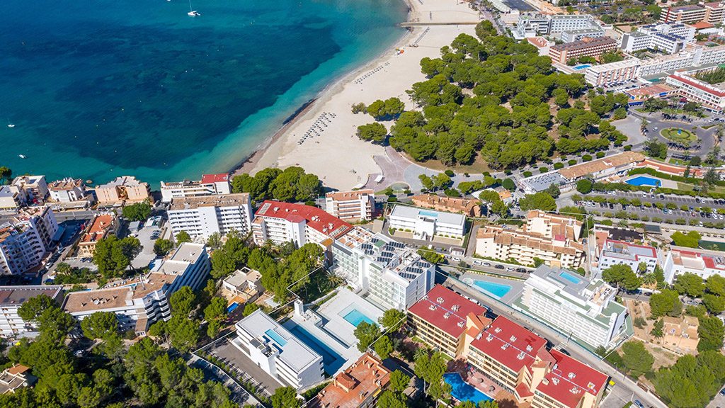 4 Hotelgebäude des Reverence Life Hotels - Fitnessreise Mallorca - Fitnessurlaub für Reiseathleten