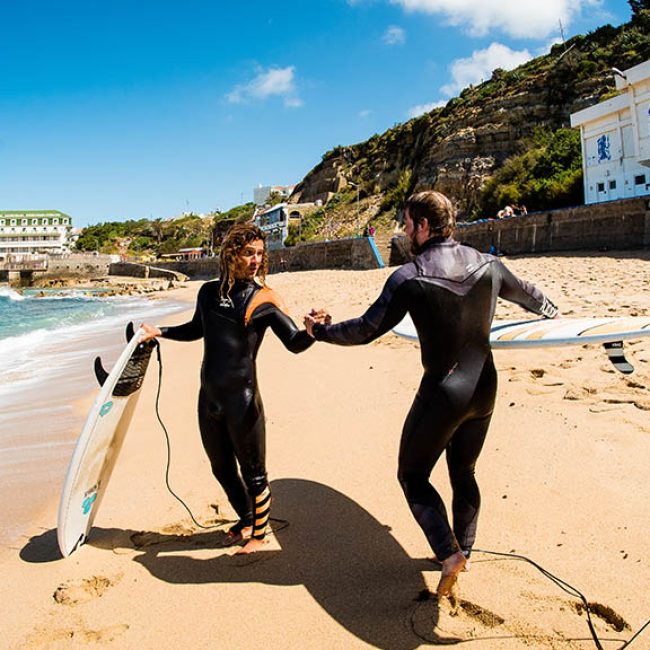 Level 2 Surfkurs - Surfen, Fitness und Yoga in Portugal - Surfcamp in Ericeira, Fitnessreise Portugal - Fitnessurlaub für Reiseathleten