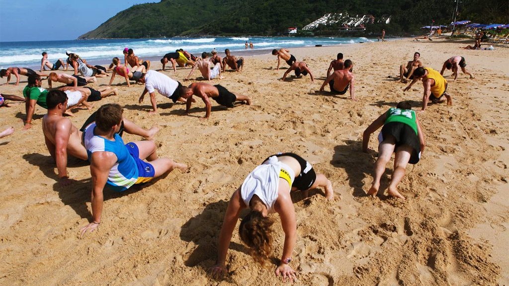 Tiger-Muay-Thai-Fitness-Camp-and-Cocoville-Resort-Phuket-Conditioning-Beach-Bootcamp-Group-Class-Coaching-Fitness-Holidays-Thailand-Fitness-Holidays-Phuket-Fitness-Holiday-for-Traveling-Athletes-Fitnessurlaub-fuer-TravellingTravelling Athletes