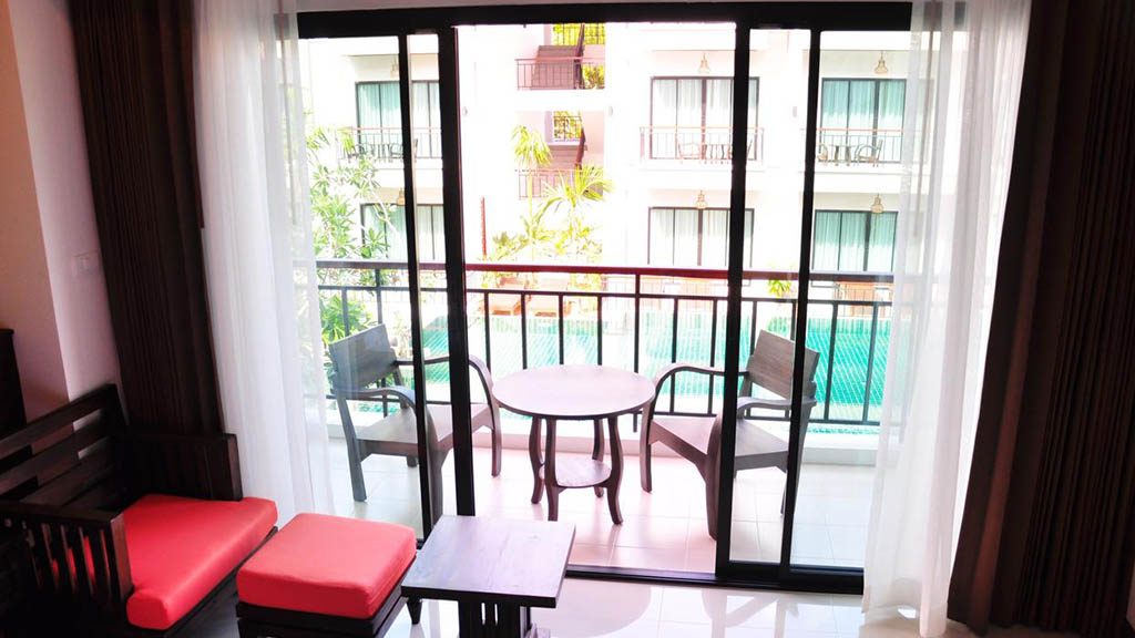 Navatara Phuket Resort-Balcony-Fitness Travel Phuket-Fitness Holiday Thailand-Fitness Vacation with Travelling Athletes