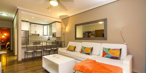 Regency Torviscas Apartments - Living area - Fitness vacation in Tenerife - Fitness vacation with Travelling Athletes